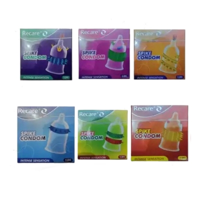 Picture of Recare Spike Condom 1pcs Funny Shape Condom