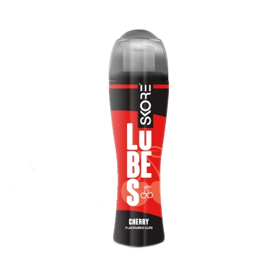 Picture of Skore Lubes Lubricant Gel for Men & Women | Cherry Flavored | Skin Friendly | Water Based | Compatible with condoms | 50ml