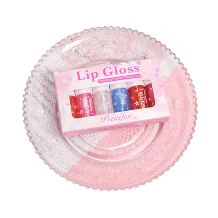 Picture of Peinifen Lip gloss Set 3.5gm x6pcs Tempting Powder Tender Lips