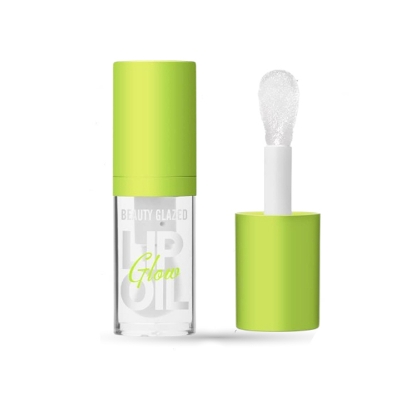 Picture of Beauty Glazed Big Brush Head Glow Lip Oil 4gm Ultra-Hydrating & Nourishing, Smooth Glossy Finish Lip Glow Oil, Shiny and Vegan Tinted Lip Gloss, Non-Sticky Formula