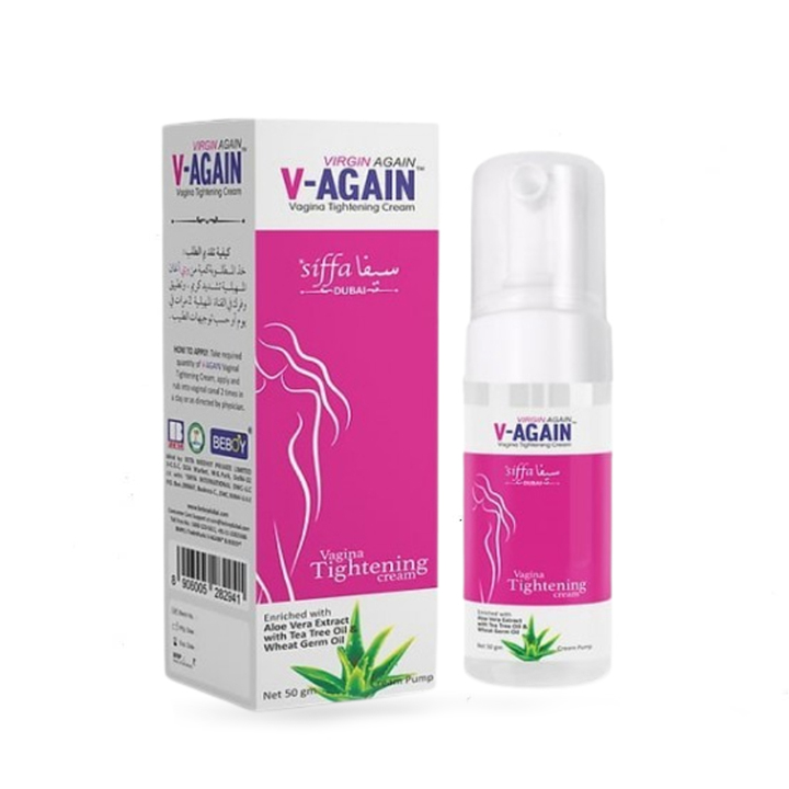 Picture of V-again Vaginal Tightening & Revitalizing Cream with Pump 50gm | International