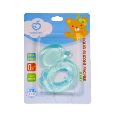 Picture of 1pcs Applebear Liquid Silicone Pacifier 0m+ Baby - Mulitcolor & Multishape Availble