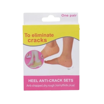 Picture of 1 Pair Free Size Heel Anti Crack Set For Men & Women For Anti Chapped,Dry,Rough, Homythick, Crust