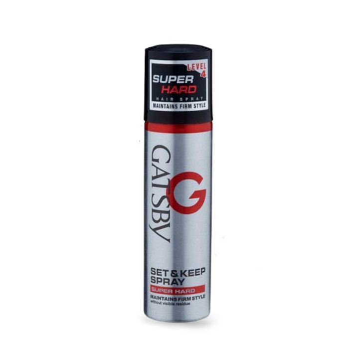 Picture of GATSBY Hair Spray Level 4 Set and Keep Spray Super Hard 66ml