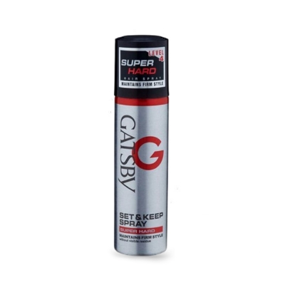 Picture of GATSBY Hair Spray Level 4 Set and Keep Spray Super Hard 66ml