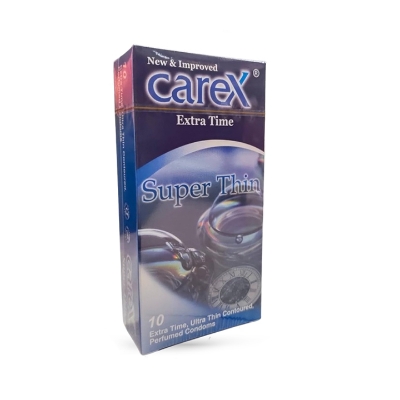 Picture of Carex Condoms Extra Time Super Thin Condom for Men | 10pcs Pack | Malaysia