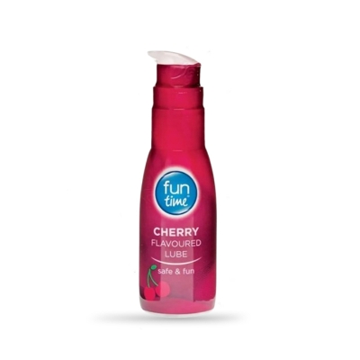 Picture of Fun Time Lube Cherry Lubricant Gel Water Based Red 75ml | UK