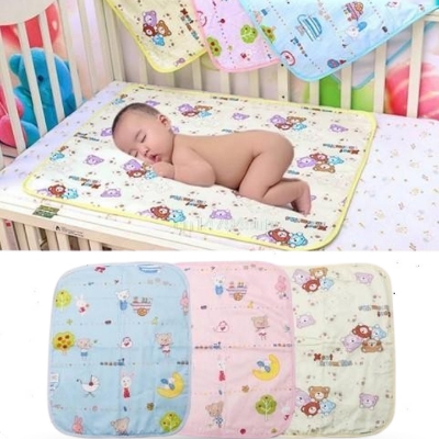 Picture of Waterproof Urine Matte for Baby (XL 32x24" 0-12 Months Multicolor & Design)