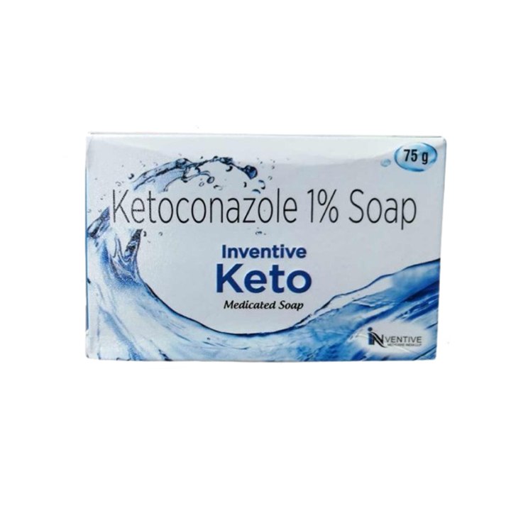 Picture of Ketoconazole 1% Soap 75g Inventive Keto Medicated Soap