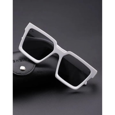 Buy White frame Black lense Stylish Sunglass at Best Prices in Bangladesh
