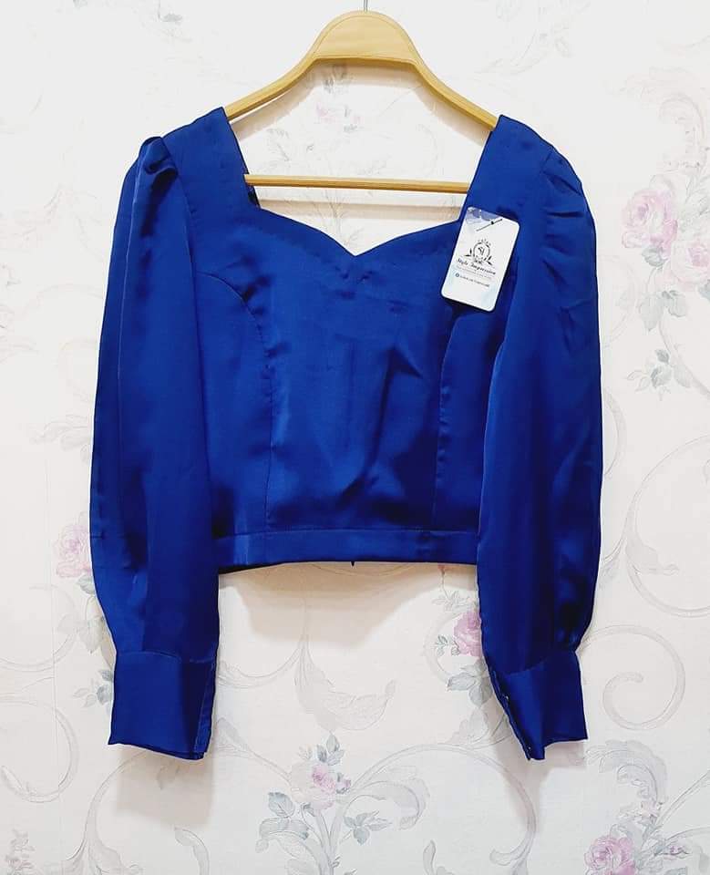 Buy Dhalia Drape: Stylish Blouse / Modern Crop Tops / Trendy Crops at best price in Bangladesh 