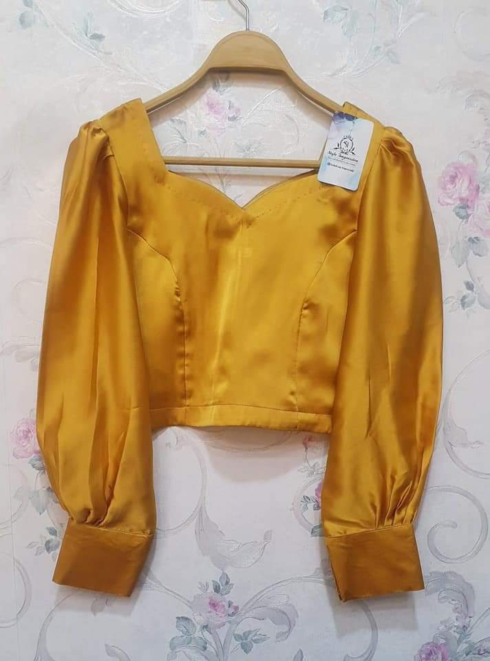 Buy Dhalia Drape: Stylish Blouse / Modern Crop Tops / Trendy Crops at best price in Bangladesh 