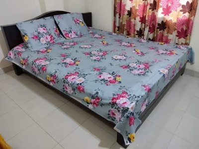 Buy Luxury Twill Cotton King Size Bed Sheet - 4 Pecs Set at Best Price In Bangladesh