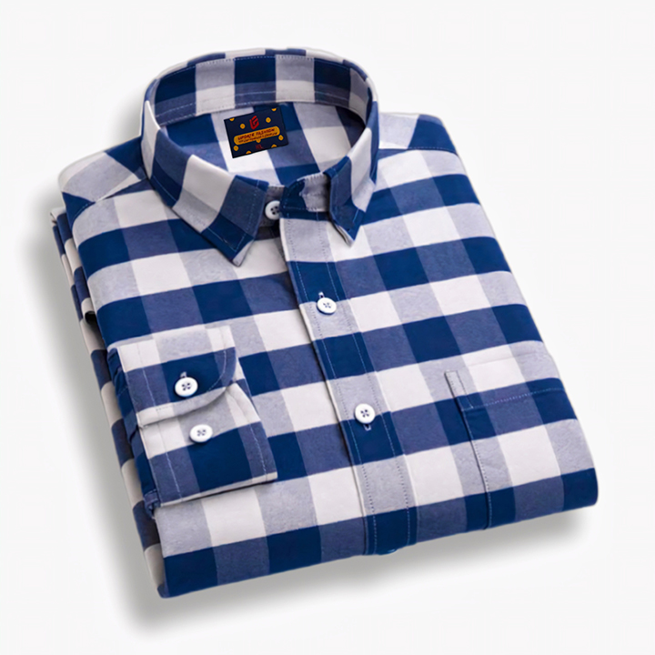 Buy Men's Long Sleeve Check Shirt  at Best Price in Bangladesh