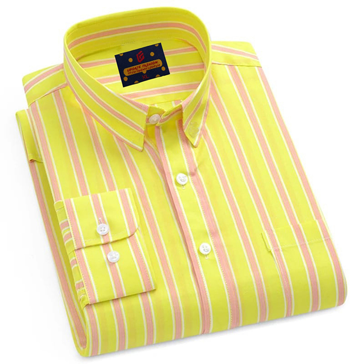 Buy  Men's Long Sleeve Stripe / Print Shirt  at Best Price in Bangladesh