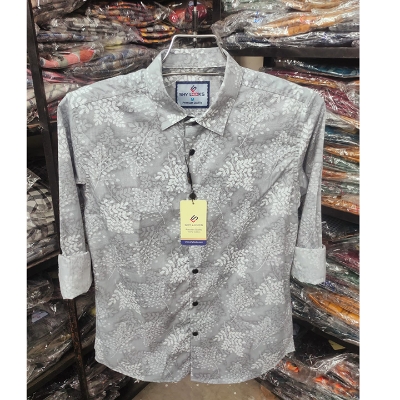 Buy  Pure Cotton Full Sleeve Print Shirt for Men's  at Best Price in Bangladesh