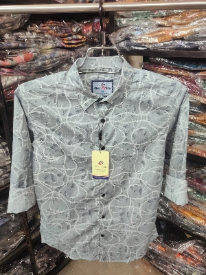 Buy  Pure Cotton Full Sleeve Print Shirt for Men's  at Best Price in Bangladesh