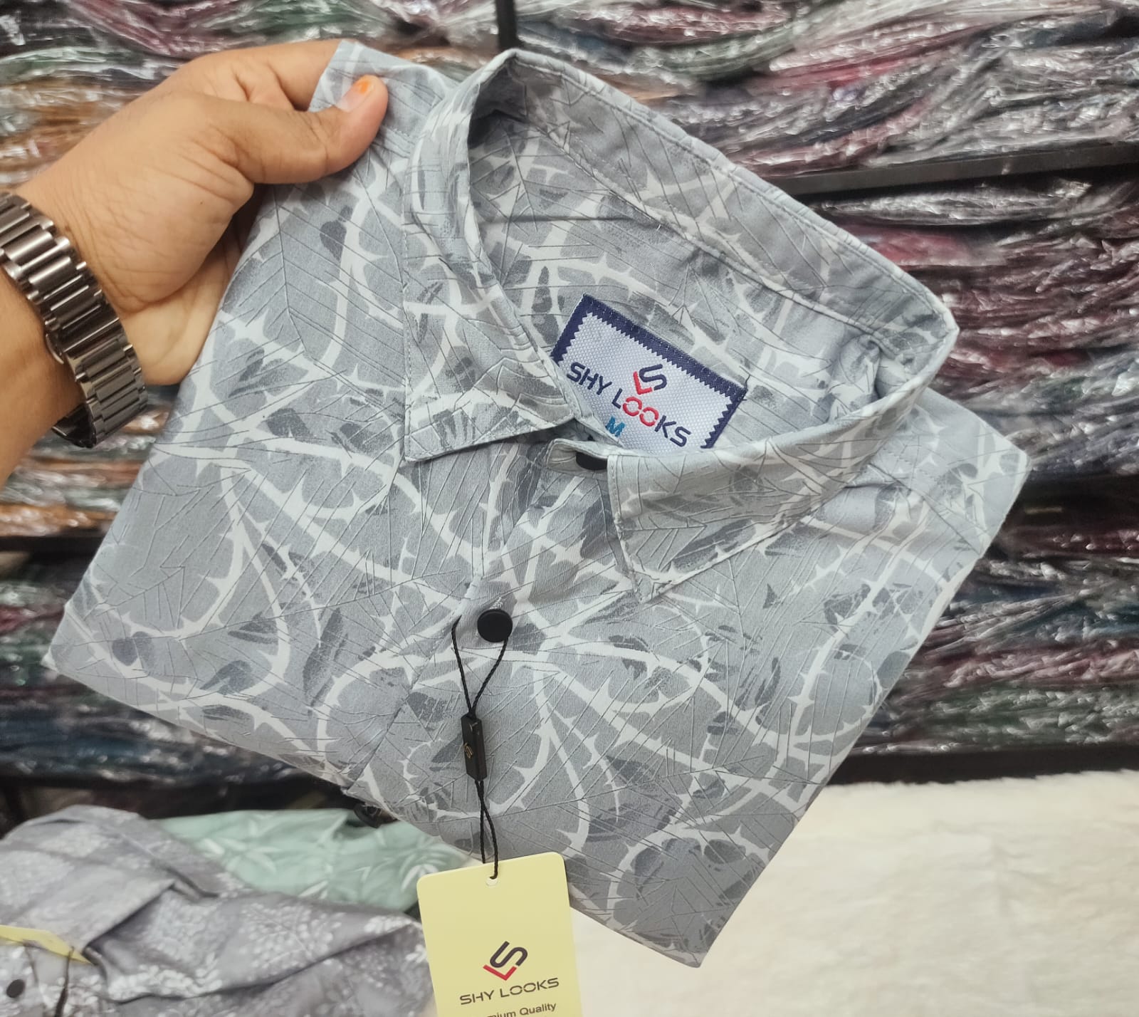 Buy  Pure Cotton Full Sleeve Print Shirt for Men's  at Best Price in Bangladesh