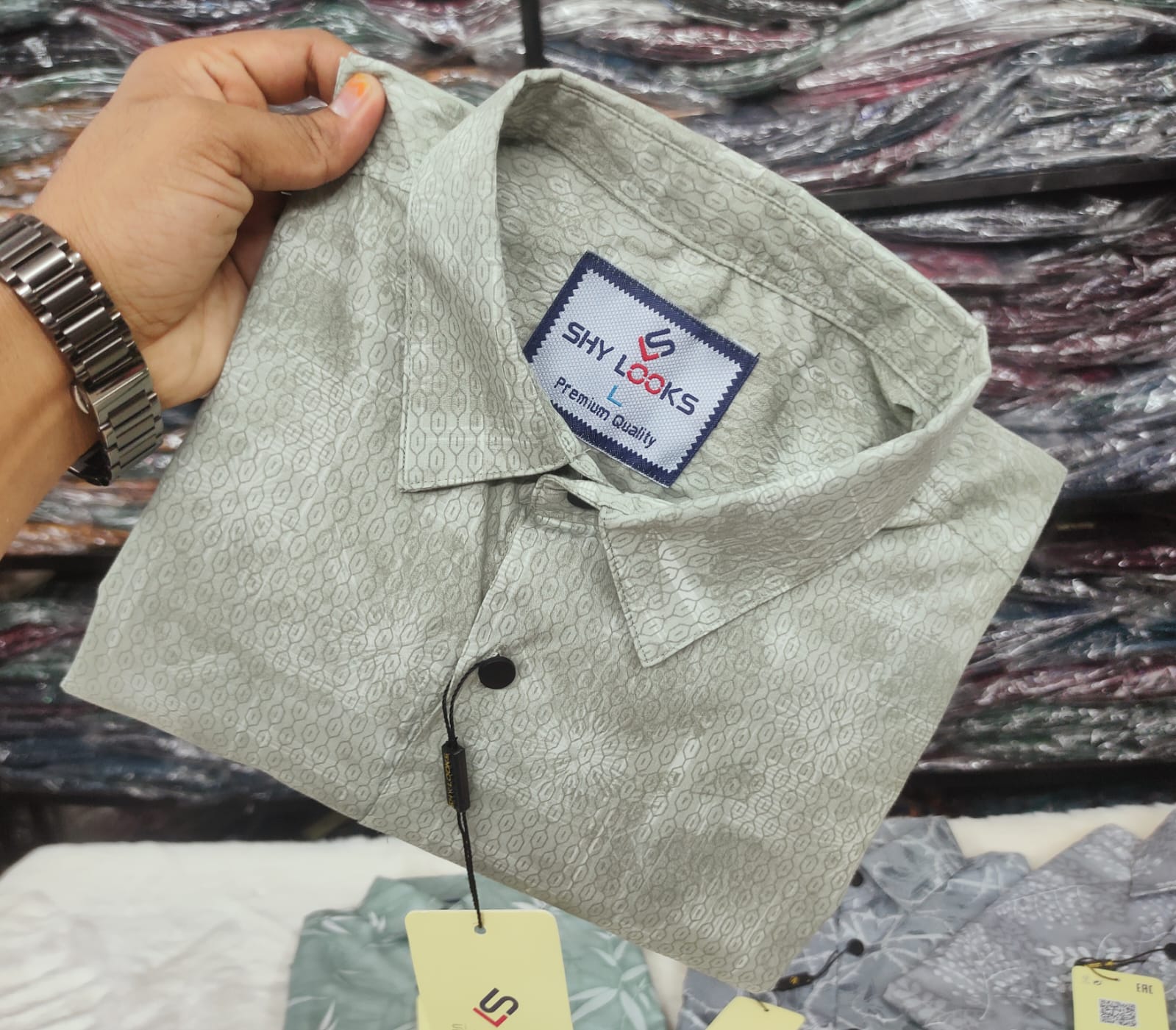 Buy  Pure Cotton Full Sleeve Print Shirt for Men's  at Best Price in Bangladesh