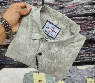 Buy  Pure Cotton Full Sleeve Print Shirt for Men's  at Best Price in Bangladesh