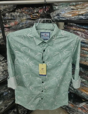 Buy  Pure Cotton Full Sleeve Print Shirt for Men's  at Best Price in Bangladesh