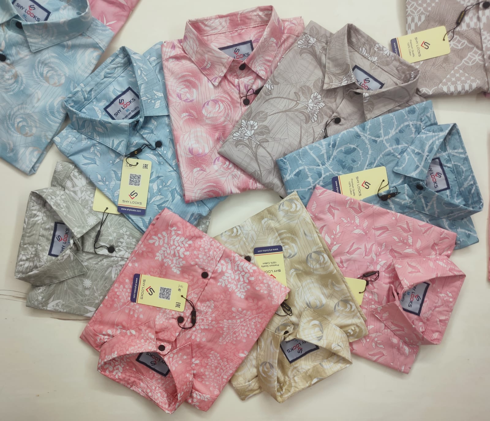 Buy  Pure Cotton Full Sleeve Print Shirt for Men's  at Best Price in Bangladesh