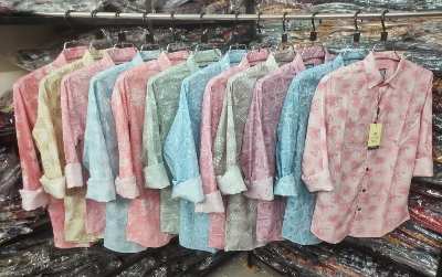 Buy  Pure Cotton Full Sleeve Print Shirt for Men's  at Best Price in Bangladesh