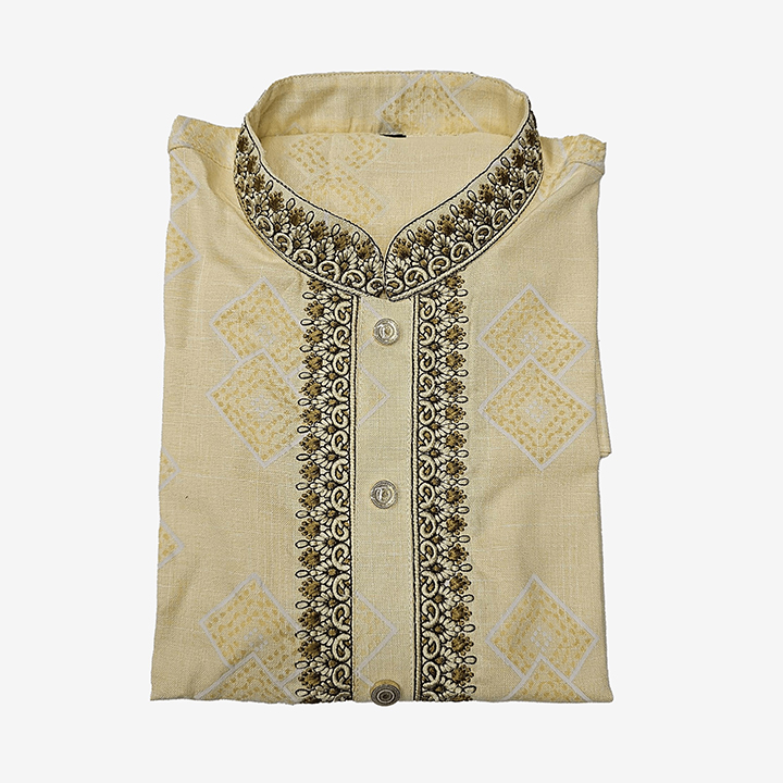 Buy Exclusive Embroidery Cotton Panjabi  at Best Price in Bangladesh