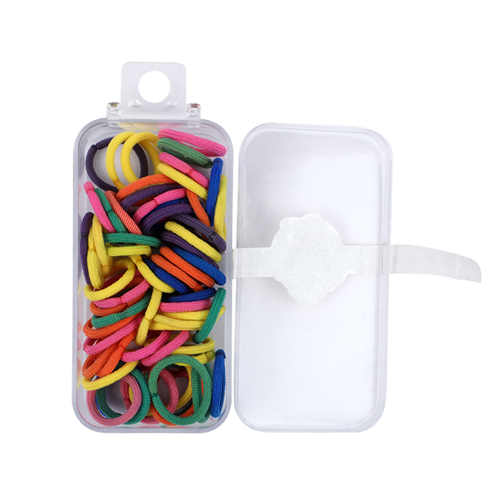 Buy 60 pcs Colorful Elastic Hair Bands Rubber Band Nylon Hair Accessories for Kids at Best Price In Bangladesh