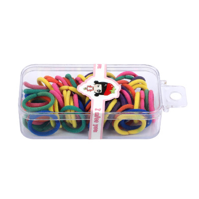 Buy 60 pcs Colorful Elastic Hair Bands Rubber Band Nylon Hair Accessories for Kids at Best Price In Bangladesh