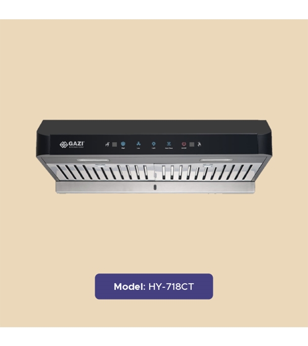 Buy Gazi Kitchen Hood Slim Type HY-718CT Online at Best Price