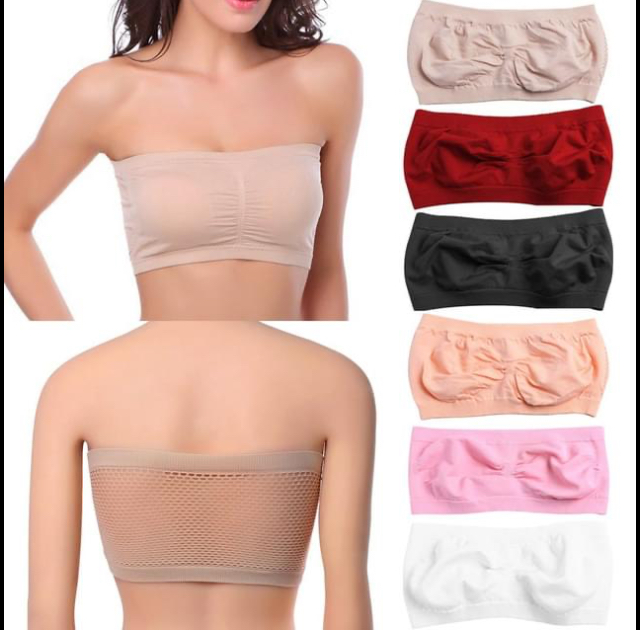 Buy Breathable Mesh Tube Bra Strapless Crop Tops Women Ladies Sexy Bralette Bra Bandeau Summer Dress Shouderless Crop Top - Bra - Bra at best Price In Bangladesh