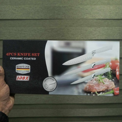 Picture of 4PCS Ceramic Coated Knife Set