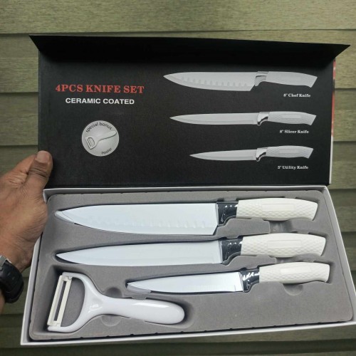 Picture of 4PCS Ceramic Coated Knife Set