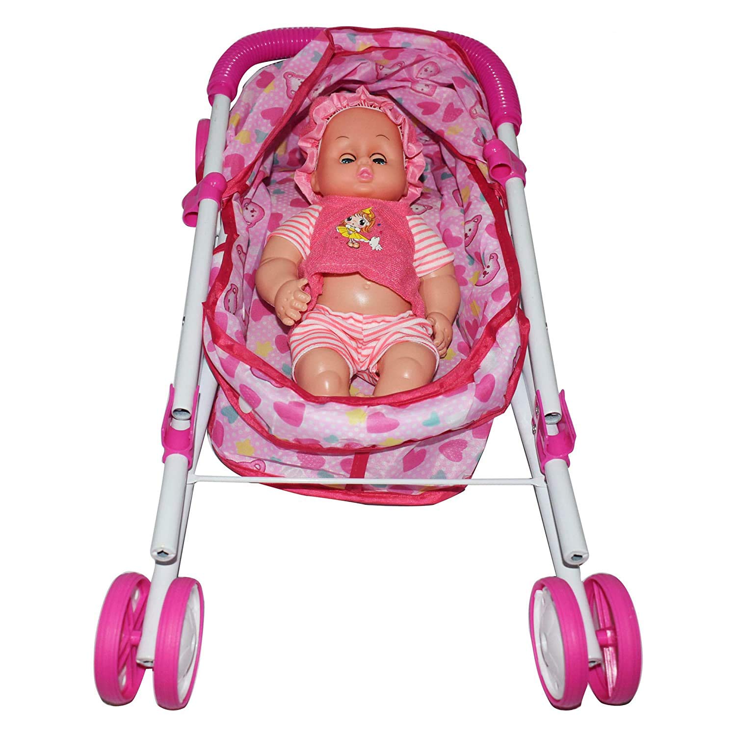 Buy Exclusive Fordable Trolly for Baby Stroller Foldable Trolley Toy Baby Doll Gift   Best price in bangladesh