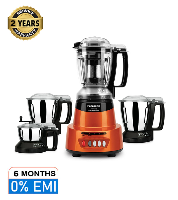 Buy Panasonic 1500W Mixer Grinder Stainless Steel 4 Jar Set MX-AV425 Orange at Best Price In Bangladesh