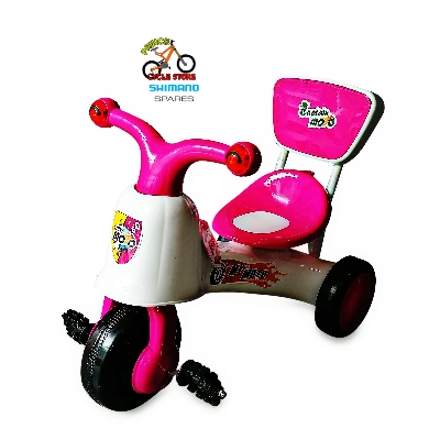Buy  Captain Moto / My Moto Bike Kids Tricycles Trolley - Pink And Yellow For Baby Prince Cycle Store  At Best Price In Bangladesh