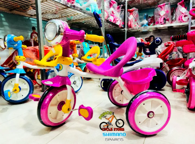 Buy Headlight Baby Tricycle with Music and Light & 4 Colours Tricycle for Kids and Babys / Bike for Babys & Kids Tricycles Prince Cycle Store  At Best Price In Bangladesh