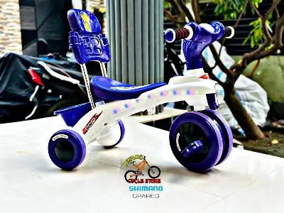 Buy China Baby Tricycle with Music and Light / Purple/Red/Blue/Light Green/Pink Bike for Babys & Kids Tricycles For Baby Prince Cycle Store  At Best Price In Bangladesh