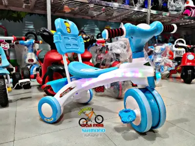 Buy China Baby Tricycle with Music and Light / Purple/Red/Blue/Light Green/Pink Bike for Babys & Kids Tricycles For Baby Prince Cycle Store  At Best Price In Bangladesh