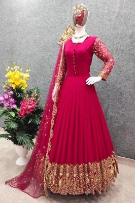 Buy Deemed Georgette Embroidered Party Dress at Best Price In Bangladesh
