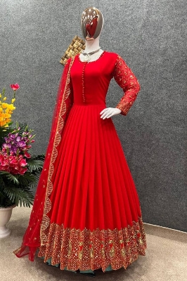 Buy Deemed Georgette Embroidered Party Dress at Best Price In Bangladesh