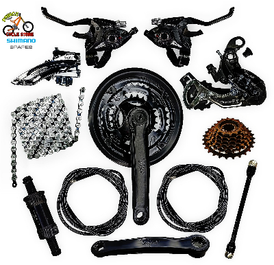 Buy Complete Bicycle Gear Set 21speed, Total 12 Parts Cycle Gear Kit Set Compatible For All Kind Of Bicycles Prince Cycle Store At Best Price In Bangladesh