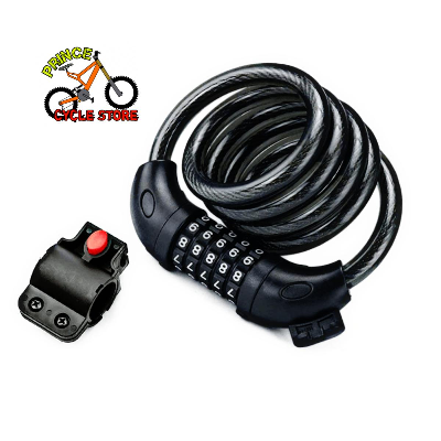 Buy TONYON - TY566 Bicycle 5-Digit Password Lock Anti-Theft cable lock Coded Combination - Black For Cycle Security Prince Cycle Store  At Best Price In Bangladesh