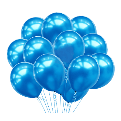 Metallic Balloons for Anniversary, Birthday, Baby Shower, Valentine's Day, Home, Restaurants, and Showroom Decorations- (Pack of 25 Pcs)
