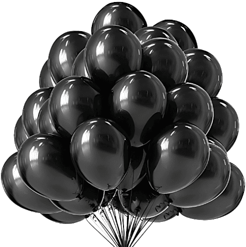 Metallic Balloons for Anniversary, Birthday, Baby Shower, Valentine's Day, Home, Restaurants, and Showroom Decorations- (Pack of 25 Pcs)