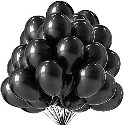 Metallic Balloons for Anniversary, Birthday, Baby Shower, Valentine's Day, Home, Restaurants, and Showroom Decorations- (Pack of 25 Pcs)