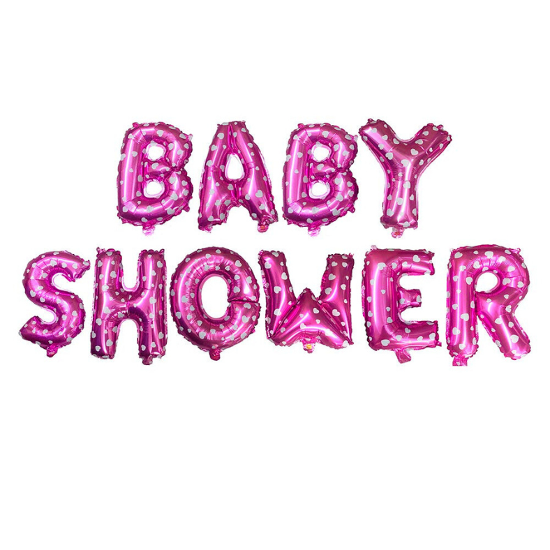 Baby Shower Essential: Golden & Multi Foil Banner Balloon for Party Decoration-(Pack of 1 Pcs)