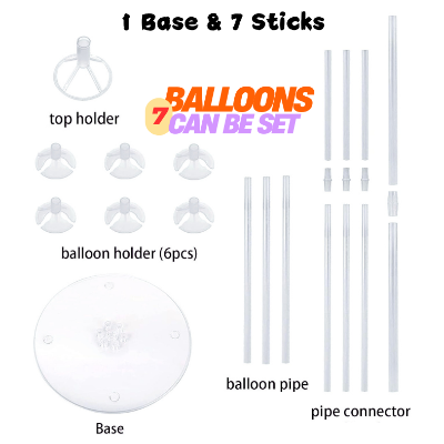 Balloon Holder with Base – Durable Balloon Stand for Birthday & Celebration Decor (Pack of 1 Pcs)