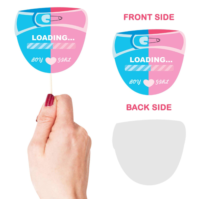 Baby Shower Photoshoot Props– Fun & Stylish Props for Mom-to-Be & Maternity Shoot- (Pack of 14 Pcs)